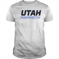 Utah Mammoth Wordmark Logo T-Shirt