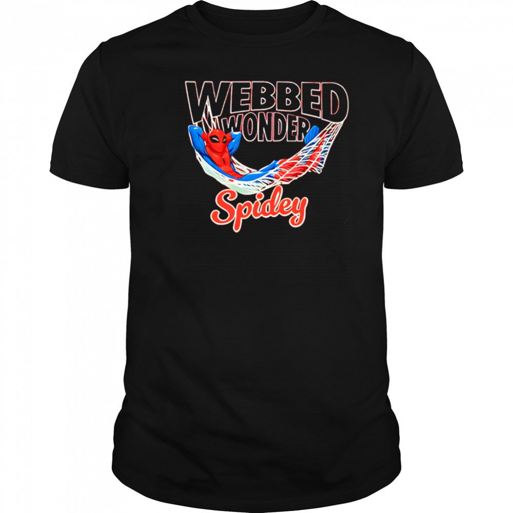 Webbed Wonder Spidey cartoon shirt