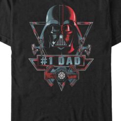 #1 Dad Darth Vader Star Wars T-Shirt