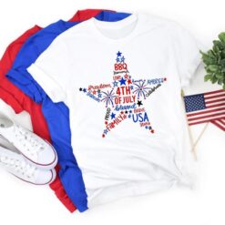 4th Of July Star Tshirt, 4th Of July, 4th Of July Shirt