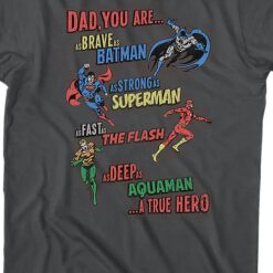A True Hero Justice League Father’s Day T-Shirt