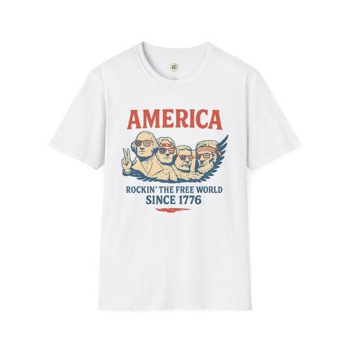 America Rockin' in the Free World Since 1776, Fourth of July, Independence Day America Rockin' in the Free World Since 1776, Fourth of July, Independence Day