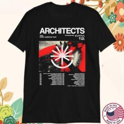 Architects 2025 North American Tour Dates The Sky The Earth T-shirts