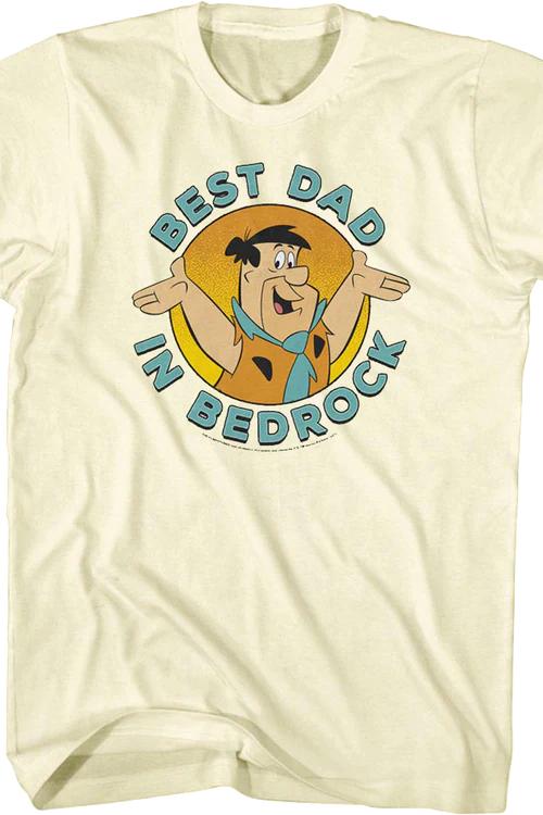 Best Dad In Bedrock Flintstones T-Shirt
