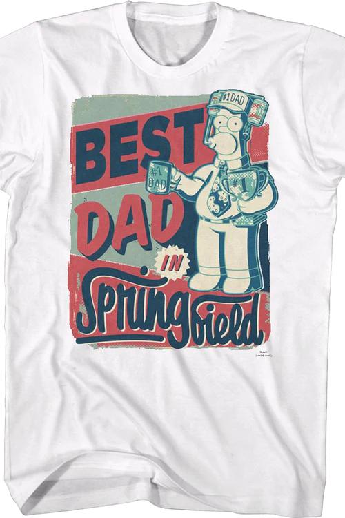Best Dad In Springfield The Simpsons T-Shirt