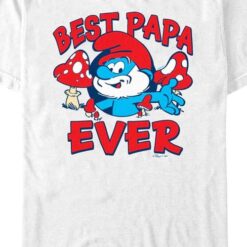Best Papa Ever Smurfs T-Shirt
