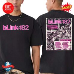 Blink-182 Missionary Impossible Tour 2025 Cities List With Special Guests T-Shirt
