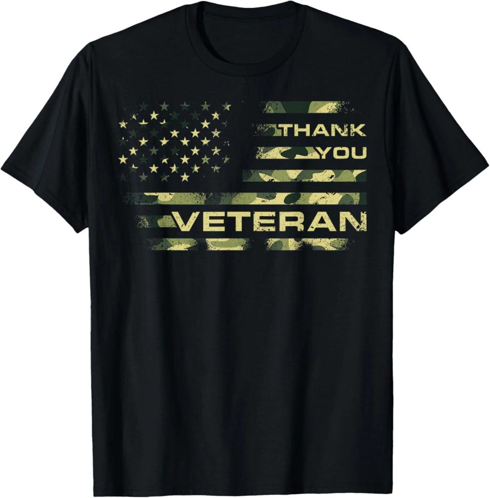 Camouflage flag veteran shirt