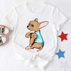 Chihuahua Tattoo I Love Dad T-Shirt