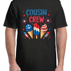 Cousin Crew 4th Of July Ice Cream Patriotic T-Shirt
