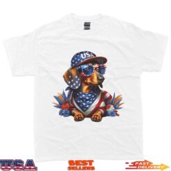Dachshund 4th of July Patriotic Dog Dachshund Fourth of july T-Shirt