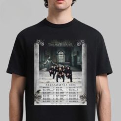 Dream Theater Parasomnia 2025 North America Tour T-Shirt