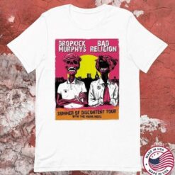 Dropkick Murphys And Bad Religion Summer Of Discontent Tour 2025 T-Shirts