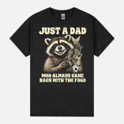 Father’S Day Racoon A Dad Who Always Came Back With A Milk Unisex T-Shirt