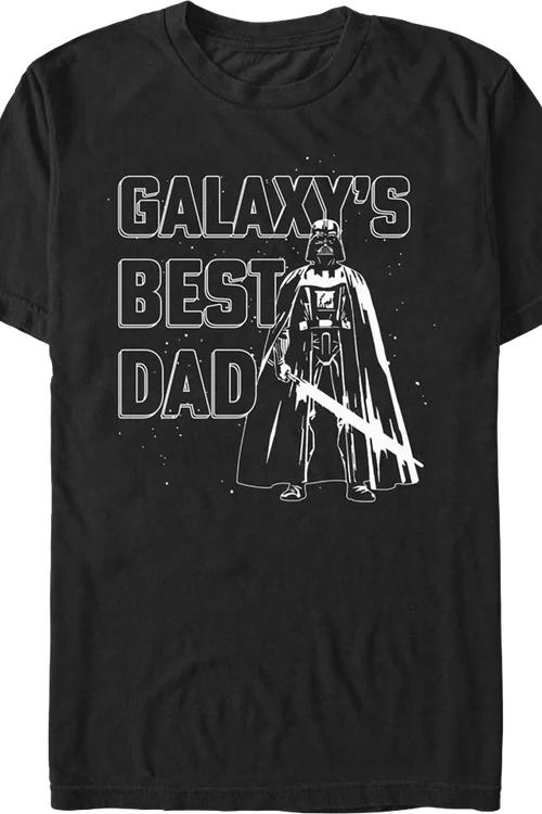 Galaxy's Best Dad Darth Vader Star Wars T-Shirt