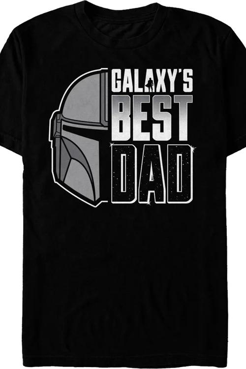 Galaxy's Best Dad The Mandalorian Star Wars T-Shirt