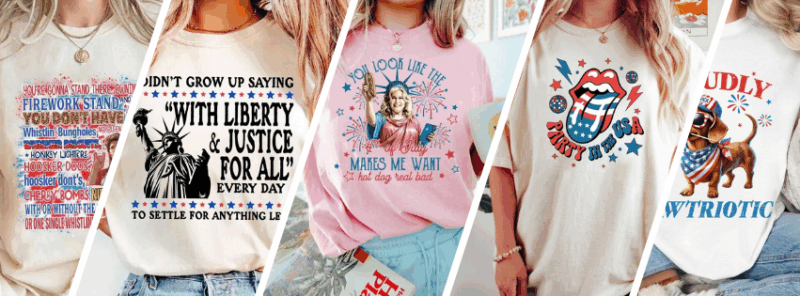 Stand Out in Style: Choosing the Perfect 4th July T-Shirt for an Unforgettable Independence Day