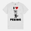 I Love Peeing Cowboy Raccoon Meme Trash Panda Silly Meme Unisex T-Shirt