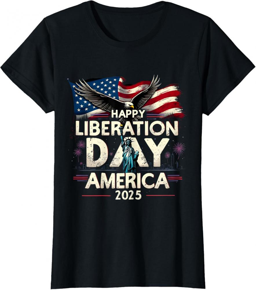 Liberation Day January 20 2025 Cool Usa American Flag T-Shirt