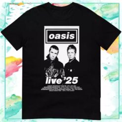 Oasis reunion tour 2025 shirt