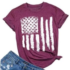 Patriotic Shirts for Women American Flag Shirt 4th of July Tshirt