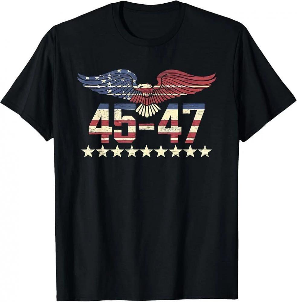 President Trump Inauguration Day 2025 American Flag 47 45 T-Shirt