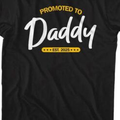 Promoted To Daddy Est. 2025 T-Shirt