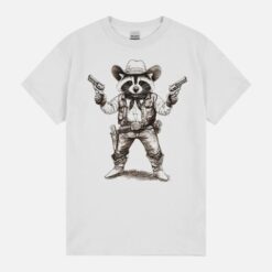 Raccoon Meme Cowboy Trash Panda M1963 Unisex T-Shirt