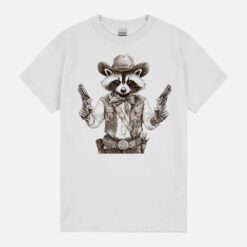 Raccoon Memes Funny Cowboy Trash Panda M1964 Unisex T-Shirt