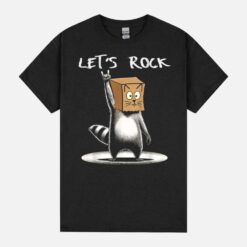 Retro Raccoon Mystery Rock Music Gift Men Kids Funny Raccoon Unisex T-Shirt