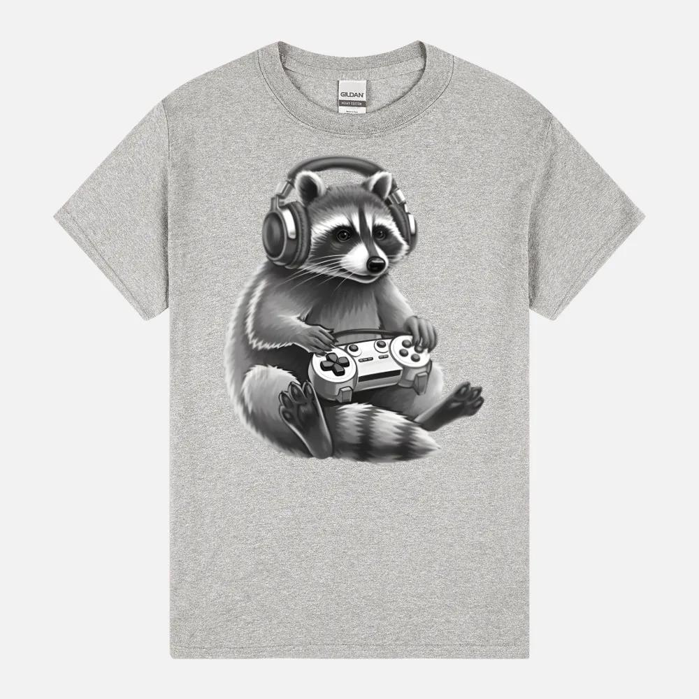 Retro Vintage Raccoon Video Games Gaming Gamer Funny Graphic Racoon Gamers Men Kids Unisex T-Shirt Retro Vintage Raccoon Video Games Gaming Gamer Funny Graphic Racoon Gamers Men Kids Unisex T-Shirt