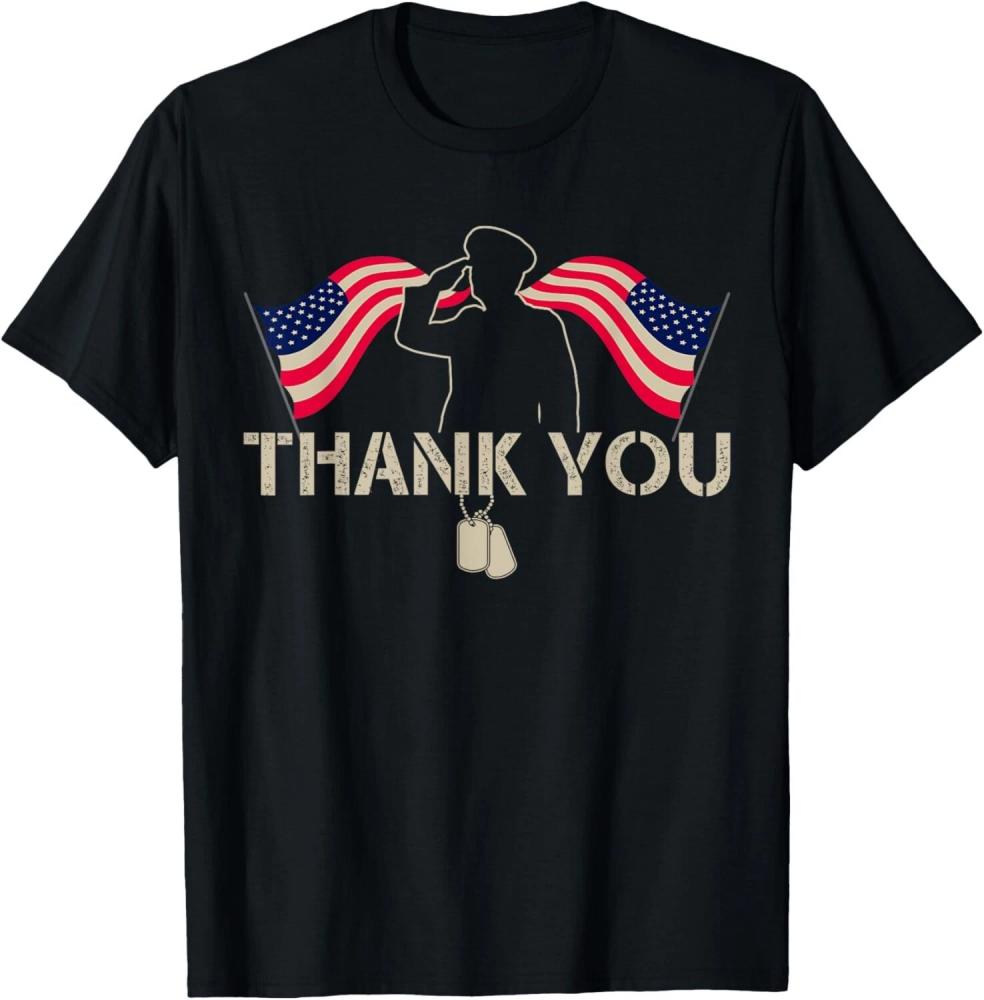 Saluting soldier t-shirt