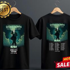 Shinedown Dance Kid Dance Tour 2025 Two Sided T-Shirt