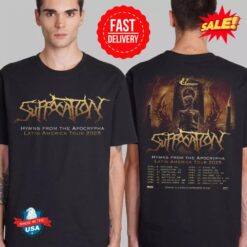 Suffocation Hymns From The Apocrypha Latin America Tour 2025 Tour Dates T-Shirt