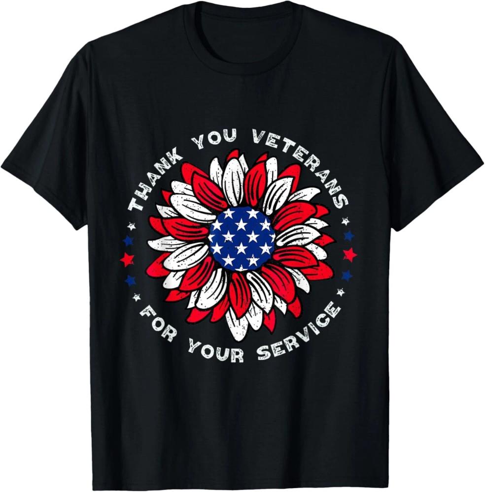Thank You Veterans Patriotic American Flag Veterans Day 2025 Shirts
