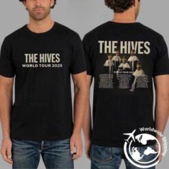 The Hives World Tour 2025 Tour Dates Two Sides Classic T-Shirt