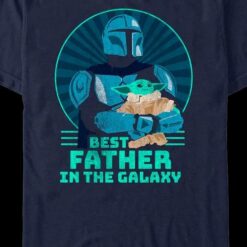 The Mandalorian Best Father In The Galaxy Star Wars T-Shirt