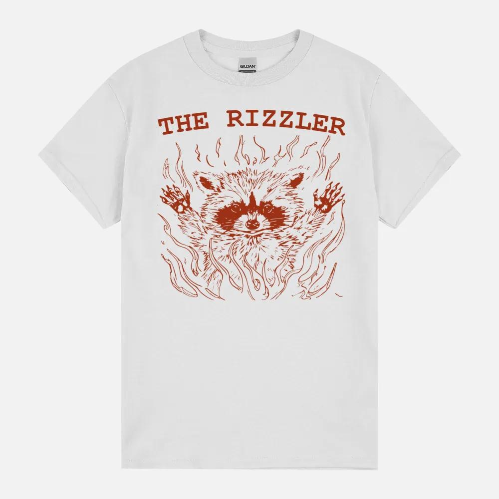 The Rizzler Funny Meme Racoon Retro Humor Joke Sarcastic Unisex T-Shirt
