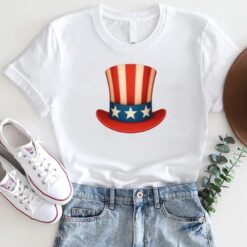 Uncle Sam Hat 4th of July T-Shirt
