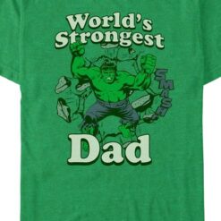 World’s Strongest Dad Incredible Hulk Marvel Comics T-Shirt