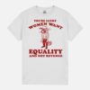 You’Re Lucky Want Equality And Not Revenge Retro Cartoon Funny Feminist Meme Raccoon Unisex T-Shirt