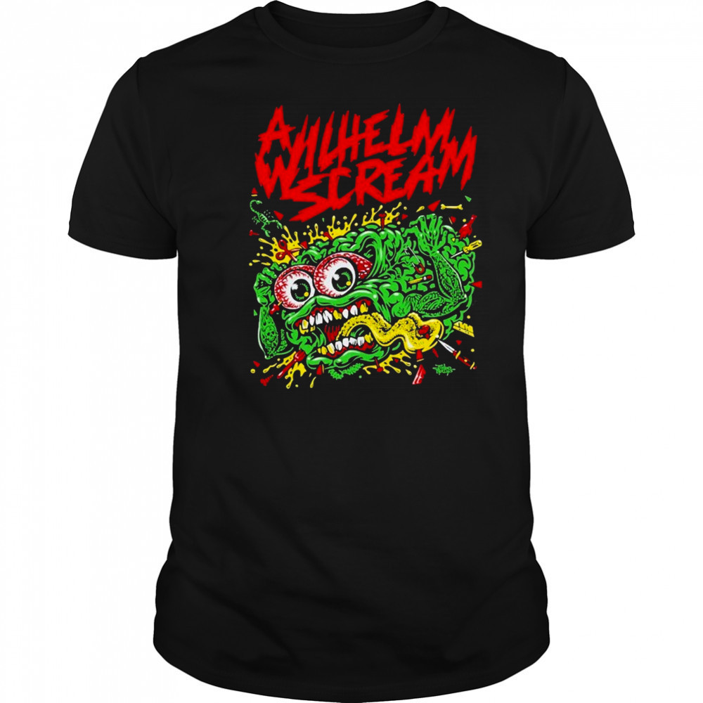 A Wilhelm Scream Jimbo Brain T-shirt
