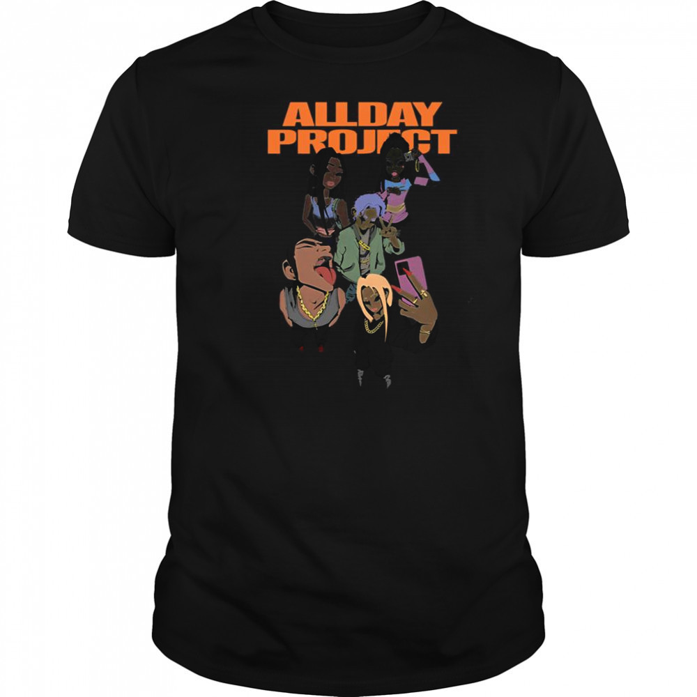 Allday Project Color Cartoon Famous 2025 T-Shirt