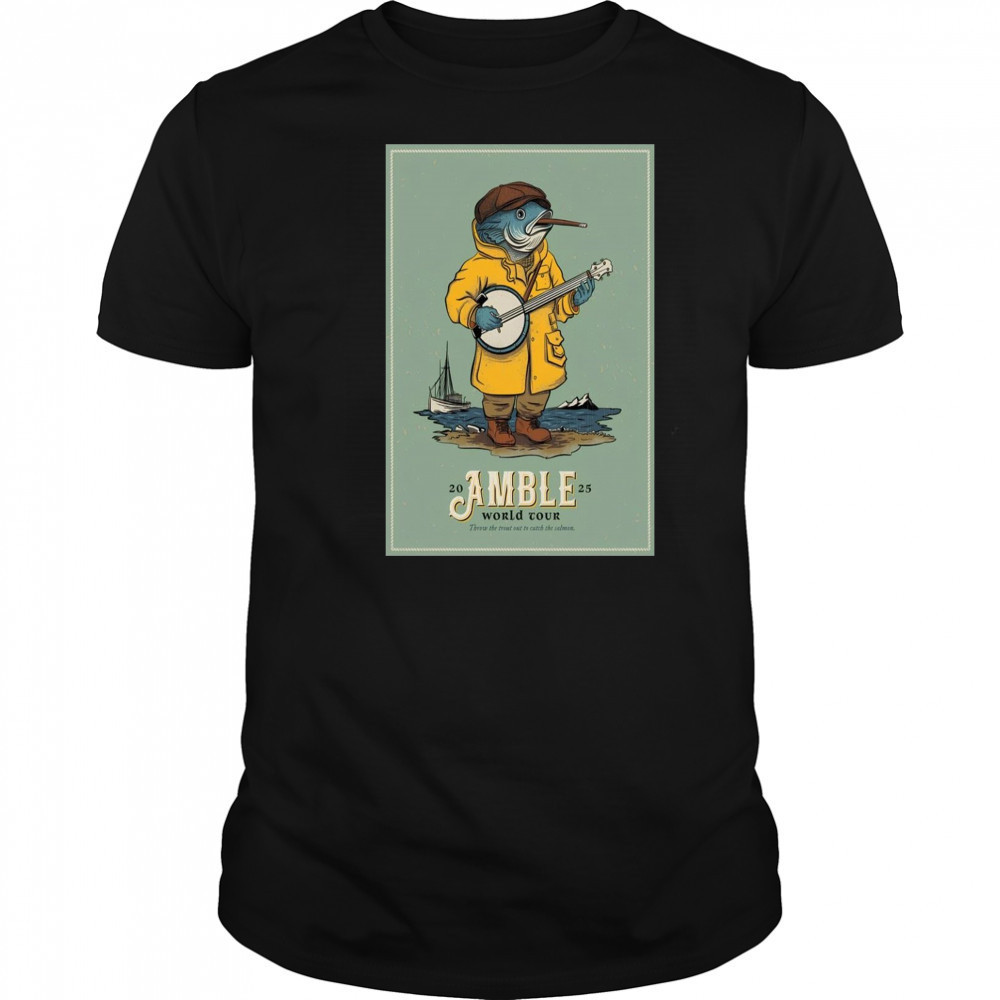 Amble World Tour 2025 Poster T-Shirt
