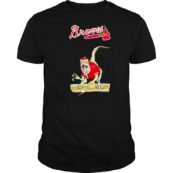 Atlanta Braves Velociraptor catcher shirt