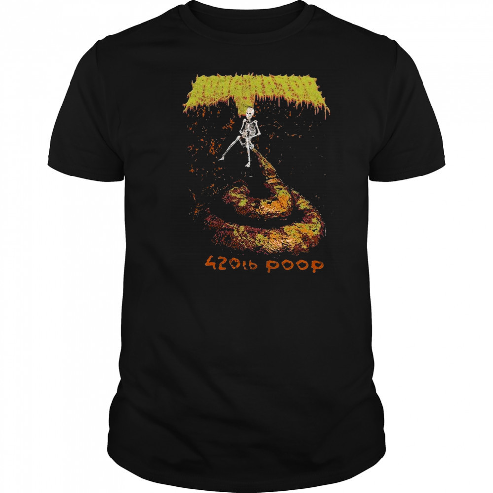 Bonginator 420lb Poop Skeleton T-Shirt