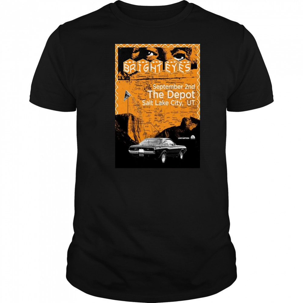 Bright Eyes The Depot In Salt Lake City UT Sept 2 2025 Shirt