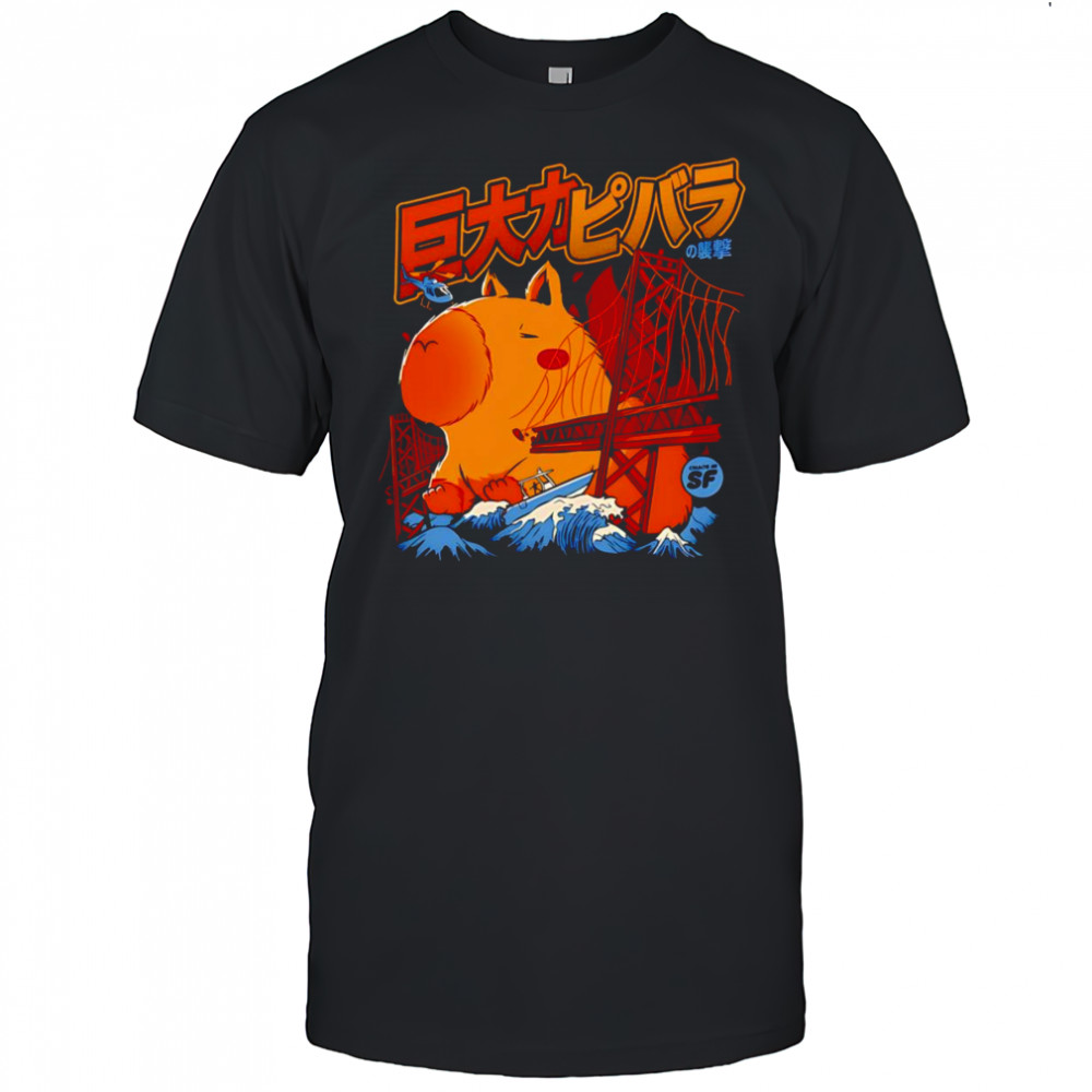 Capybara Monster attack shirt