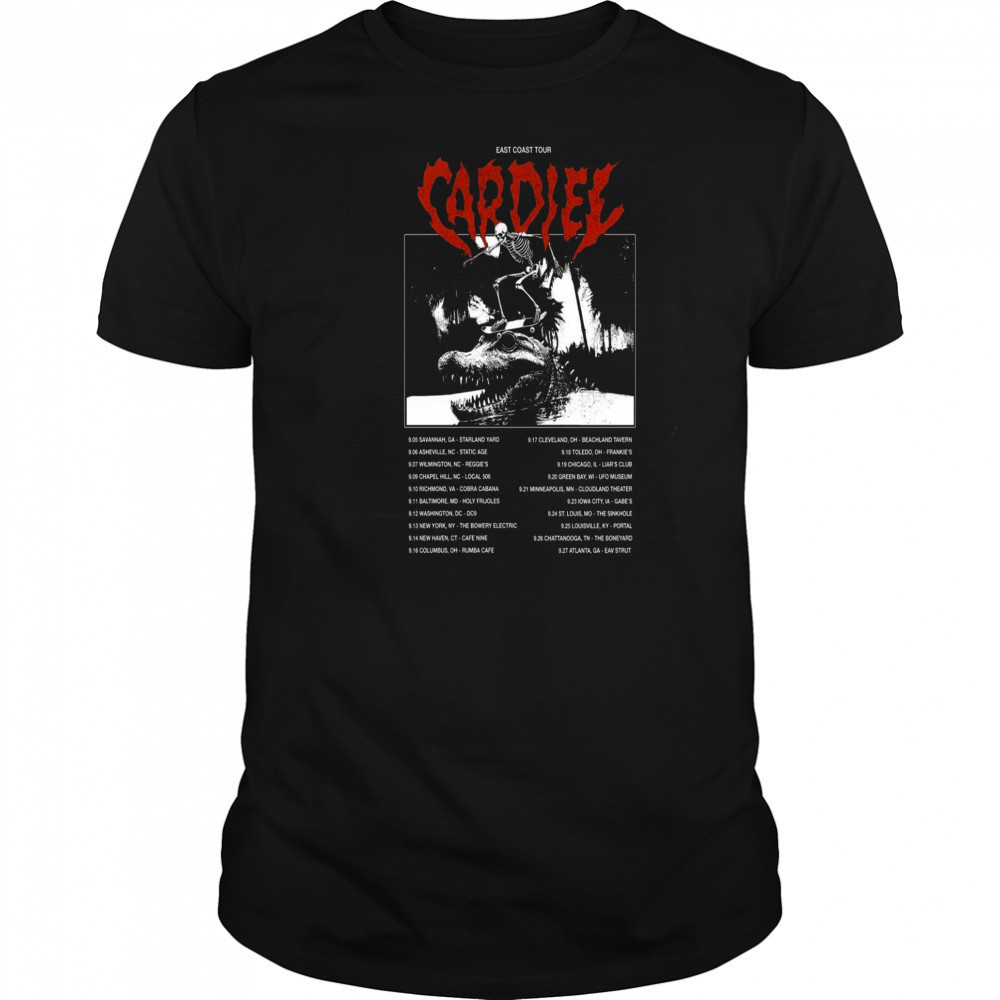 Cardiel East Coast Tour 2025 Poster T-Shirt