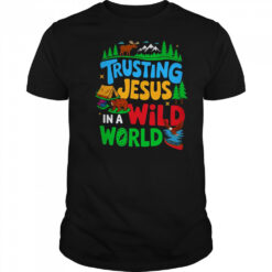 Christian VBS Trusting Jesus In A Wild World Summer Camping shirt